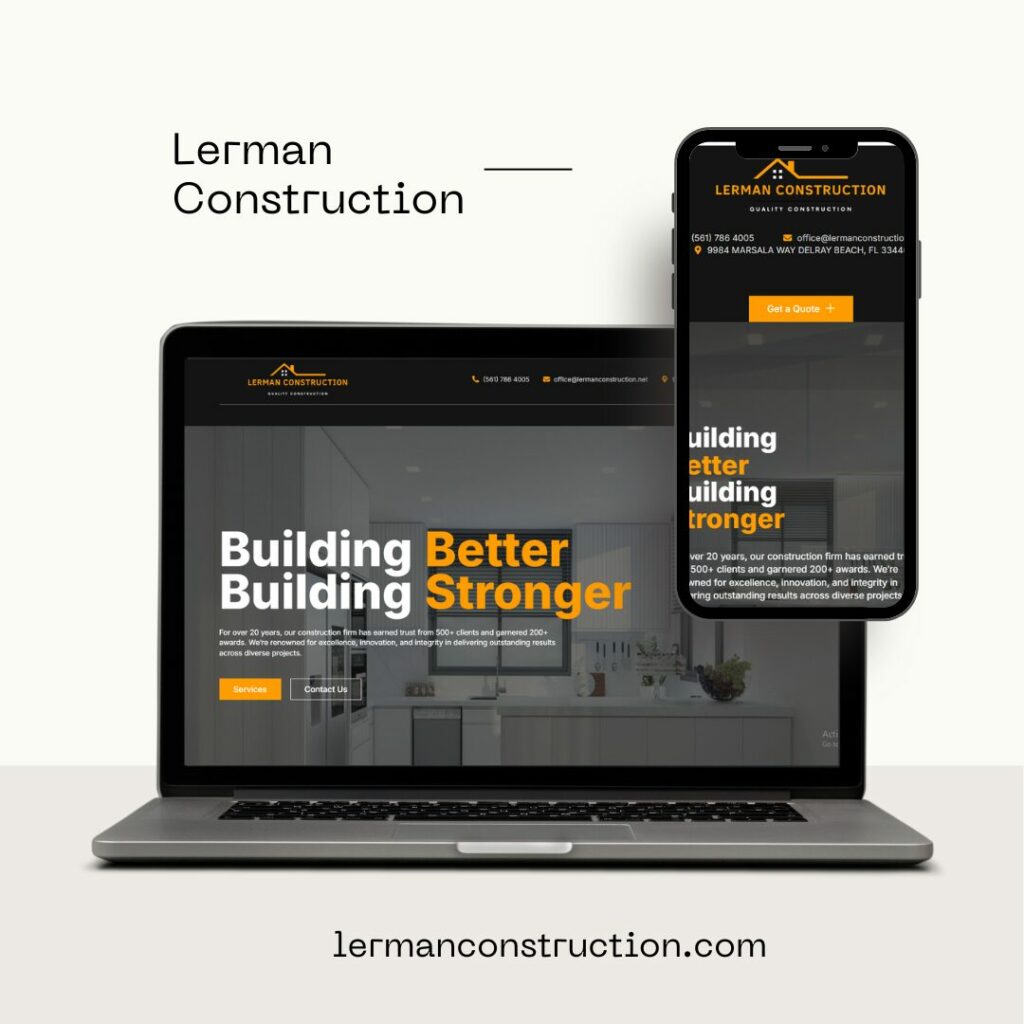 Lerman Construction Website